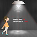 Miniatyrbillede 3 af 5: E27 Smart Sensor Natlys Pære Smart PIR Bevægelsessensor Lampe Til Trappe Toilet Veranda Garage Balkon Badeværelse[C] 9W Warm Light