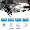 Miniatyrbild 5 av 5: Realtek RTL8812BU USB WiFi-adapter, Dual Band AC1300 för PC, Multi-Systemkompatibilitet, Hög Gain-antenn för förbättrad nätverkstäckning (Antenn (C)