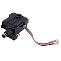Miniatyrbild 5 av 5: 5-tråds Servo Växel Reservdel för 1/16 9130/9136/9137 -ZJ04 Off Road RC Bil Servo Växel black