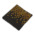Miniatyrbild 1 av 5: 100-pack Cocktailservetter - 3-lagers Lyxiga Pappers Servetter - Engångs Dryckes Bröllopsservetter[C] Black