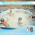 Miniatyrbild 4 av 5: Pool Adapter, Set med 4 Pump Adaptrar, Pool Slangadapter, Slangadapter B för Poolfiltreringssystem (grå)[C]