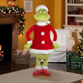 Miniatyrbild 3 av 5: Julgrinch Plyschdocka Mjuk Leksak Fylld För Barn Julgåva Heminredning_y_1