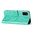 Miniatyrbillede 3 af 5: Til Samsung Galaxy A41 (Global Version) Etui Wallet Beskyttende Telefon Cover med Stativ Green
