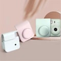 Miniatyrbild 3 av 4: För Instax Mini12 Kameraväska PU Mjukt Skyddsfodral Reseväska, A (C)