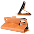 Miniatyrbilde 4 av 4: For Motorola Moto E6s Dobbeltsidig Magnetisk Spenne Horisontal Flip Lærveske med Holder & Kortspor & Lommebok I6(FCC)