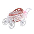Miniatyrbillede 1 af 3: Mini Legering Baby Klapvogn Dukkevogn 1/12 Dukkehus Miniaturer Børnelegetøj (C)