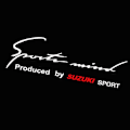 Miniatyrbilde 1 av 5: Sports Mind Letters Dekal for panser, hette og frontlykter - Dekor for Suzuki mengxi White
