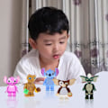 Pikkukuva 3 / 5: 4,5 cm Stitch-minifiguuri DIY-koottavat palikat Lelut Elokuva Lilo ja Stitch Toimintahahmot Puzzle-lelu