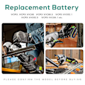 Miniatyrbillede 3 af 5: Egnet til Worx 20V lithium-ion batterier WA3551 WA3553 WX390