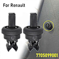 Miniatyrbild 1 av 5: 2X Clips För Renault Clio Megane Scenic Laguna Modus MK1 MK2 MK3 1 2 3 Bakre Bagagehylla Snöre Hängare Fäste 7705099001 FN9U1387 (C)