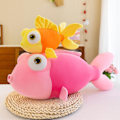 Miniatyrbild 2 av 5: Plush Leksak Fisk Söt Färgad Guldfisk Dockor Plushies Mjuk Kompis Sov Kudde Fylld Akvarium Djur Dockor Kastkudde Heminredning