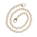 Miniatyrbillede 3 af 5: Perle Taskekæde Slidstærk DIY Perle Bead Taskekæde til Håndtaske Kæder Tilbehør 60cm / 23.6in Hvid[C]