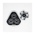 Miniatyrbillede 4 af 5: S3000 udskiftningshoved til barbermaskine til S3101 S3102 S3103 S3201 S3202 S3203 S3205 S3206 S4301 S4302 S4303 Blacksilver