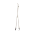 Miniatyrbillede 1 af 5: PU Læder Håndtaske Skulderrem Crossbody Taske Justerbare Remme Udskiftning White