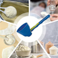 Miniatyrbillede 5 af 5: Tragt-ske, Træningsske, Proteinpulvertragt, Pre-Workout-ske, Måleske-tragt, Pulver-ske