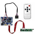 Miniatyrbillede 1 af 5: +AV LCD Controller Board til 15,6 tommer B156XW02 LP156WH2 1366X768 med fjernbetjening 40-bens signal K