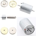 Miniatyrbilde 3 av 5: 2x Stirlingmotor Tilbehør - Metall Svinghjul Lab Eksperiment Vitenskapsett Gullfarget L (C)