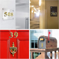 Miniatyrbilde 5 av 5: 10 stk Selvklebende 3D Husnummer Postkasse Adresse Nummer 0-9 (svart) (yu-1) [C] color 3