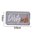 Miniatyrbild 2 av 5: Ren Smutsig Diskmaskin Magnet, Vändbar Diskmaskinsskylt (C)