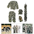 Miniatyrbilde 4 av 5: Barn Ghillie Suit Forkledning Kamp For Krigs Spill Fotografering Skoggrønn 140~160cm