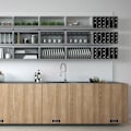 Miniatyrbild 4 av 5: 2 stycken ventilationsgaller, lång 225mm avluftningsgaller, svart aluminium väggventilskydd, kan användas för skåp och möbelventilation