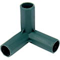 Miniatyrbild 1 av 3: 10 st 3-vägs 11 mm armbåge PVC-rörkoppling Bygg Robust Växthusram Möbelkopplingar Tältanslutning[C] 3 way
