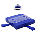 Miniatyrbild 1 av 5: UFO Levitation Magnetisk Flytande Snurrande Topp Skrivbordsavkoppling Roterande Gyroskop Stressreducerande [C]
