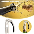 Miniatyrbild 4 av 4: pc silver champagne korkskruv, mousserande vinkorkdragare, bar (C)