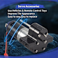 Miniatyrbild 4 av 5: Metallväxel 370 Motor för C14 C24 B24 B36 MN D90 D99 MN99S RC Bil Uppgraderingsdelar Black