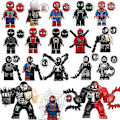 Miniatyrbillede 1 af 5: 18 stk. Spiderman Venom Minifigurer Byggeklodser Actionfigurer Sæt