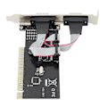 Miniatyrbild 2 av 4: PCI till Dubbel Seriell DB9 RS232 RS?232 2-Port Förlängningskort för Stationära Datorer