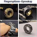Miniatyrbillede 4 af 5: Dobbeltfunktionel Motorcykel Dæk Fidget Ring i Rustfrit Stål - Stressaflastende Legetøj - SDR