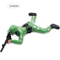 Miniatyrbillede 1 af 4: Elektrisk krybende camouflage-soldat Spider-Man Hulk Superman amerikansk hold med gribe-lydeffekt, der spiser kylling actionlegetøj