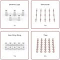 Miniatyrbilde 2 av 4: 60 stk. Plasma Kutter Forbruksvarer for Cut40 50 Lommelykt med Plasma Kutter Pt31 Lg40
