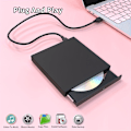 Miniatyrbilde 1 av 5: Kompakt USB 2.0 Ekstern CD/DVD-stasjon - Bærbar CD-RW & DVD-RW-brenner for bærbare og stasjonære datamaskiner