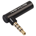 Miniatyrbillede 2 af 5: REXLIS 1 stk. 3,5 mm Han til Hun 90 Graders Retvinklet Adapter Audio
