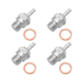 Miniatyrbilde 1 av 5: 4 stk. Hot Glow Plug N4 Tennplugger Nitro Motordeler Erstatter Os For Redcat 1/8 1/10 Rc Bil Lastebil