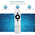 Miniatyrbild 5 av 5: Ersättningsfjärrkontroll för / KM2 för KM2 4K Certifierad Röst Android TV-box