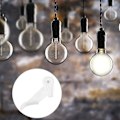 Miniatyrbilde 2 av 5: Taklamper Festklips Stilige Taklampe Spenne LED Lys Spenner For Fast Bruk Av Takkroner Og Lamper (20stk, Hvit)-HP[C]