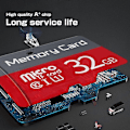 Miniatyrbild 3 av 5: 32GB TF-kort Höghastighetsöverföring Minneskort för Telefon Kamera Färdskrivare (FCC)