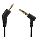 Miniatyrbillede 1 af 5: Reservedele Audiokabel til Bose QuietComfort QC 3 Hovedtelefoner uden Mikrofon Sort