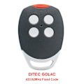 Miniatyrbilde 1 av 4: DITEC GOL4C Garasjeport Fjernkontroll 433.92MHz Fast Kode For DITEC Fjernkontroll Garasjeportåpner 433MHz Ansikt til Ansikt Kopiering