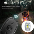 Miniatyrbillede 4 af 5: RGB LED Flyvemaskine Strobe Lys Motorcykel Lys LED Blinkende Position Trådløst Lys Flyvemaskine Helikopter Advarselslys color01 One light with remote control