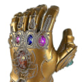 Miniatyrbillede 5 af 5: Børns Thanos Handsker Infinity Gauntlet Med LED Lys Avengers 4 Cosplay Legetøj [HK]