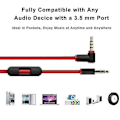 Miniatyrbilde 2 av 4: Audiokabel for Beats By Dr Dre hodetelefoner med linjemikrofon for Studio