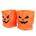 Miniatyrbilde 1 av 5: 2 stk LED-lys Halloween godteripose håndholdt lys opp triks eller behandling festposer for Halloween-forsyninger favoriserer [C]