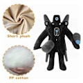Miniatyrbild 4 av 5: Skibidi Toalett Plyschleksak, Speakerman Plyschskräckspel Stoppade Plushies Dockleksaker Samlarföremål Presenter för Barn Samlare A