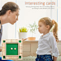Miniatyrbild 4 av 5: Barnpresent Shut The Box Trä Mathematic Traditionell Pubbräde Tärningsspel Resa 4 Spelare