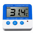 Miniatyrbild 2 av 5: Digital kyltermometer med larm och max min temperatur Lättläst LCD-display Digital kylskåp frys termometer för inomhus utomhusC[C]