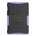 Miniatyrbillede 1 af 4: Dækstruktur TPU+PC Cover til Lenovo Tab M10 3. generation Mavi Purple